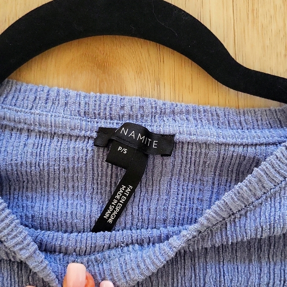 Dynamite top in size small blue - Picture 3 of 4